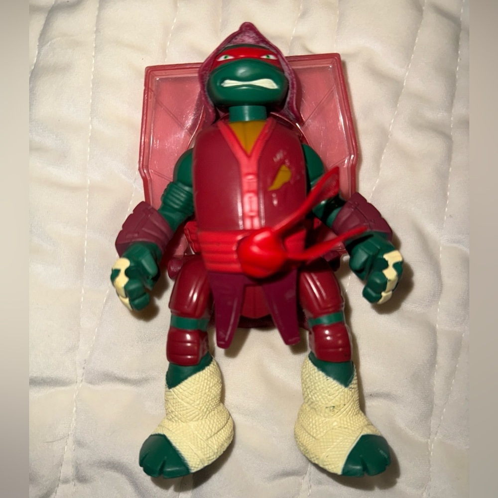 2013 Teenage Mutant Ninja Turtle Figurine Battle N Throw Raphael Action Figure